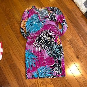 Multi color 3 qtr sleeve